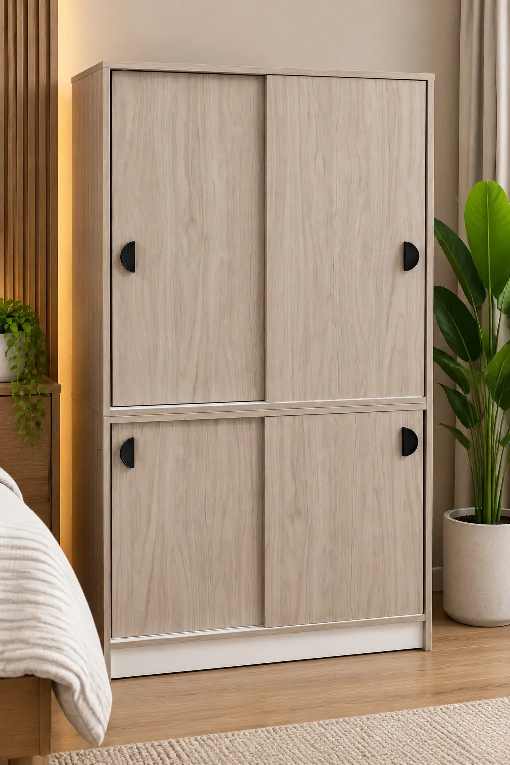 Ropero Runny con puertas corredizas